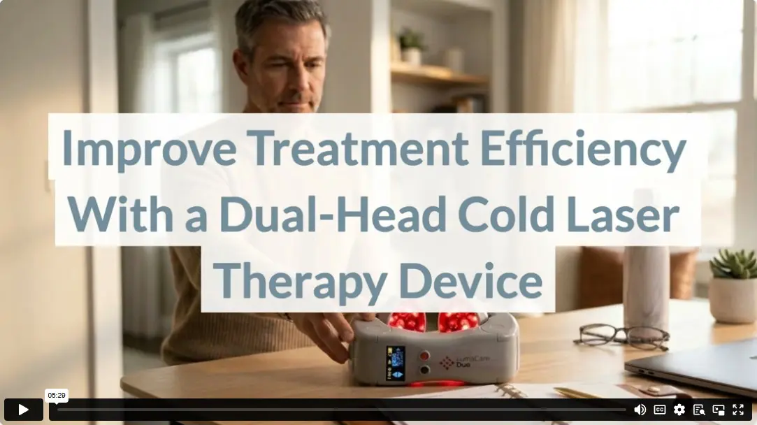 Improve Treatment Efficiency With a Dual-Head Cold Laser Therapy Device