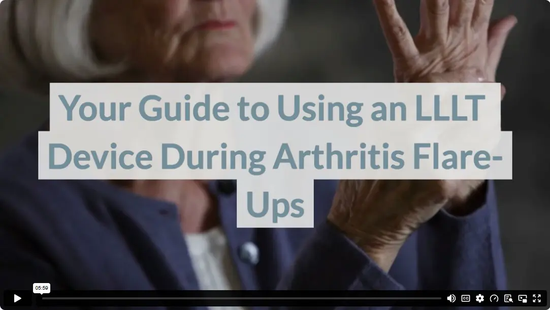 Your Guide to Using an LLLT Device During Arthritis Flare-Ups