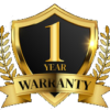 1 year warranty badge