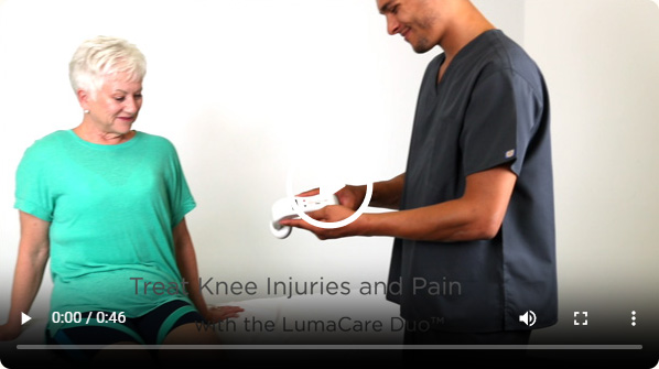 Treat Knee Injuries & Pain with LumaCare Duo