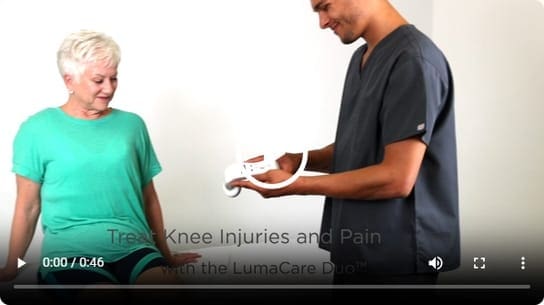 Treat Knee Injuries & Pain with LumaCare Duo
