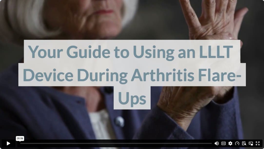 Your Guide to Using an LLLT Device During Arthritis Flare-Ups